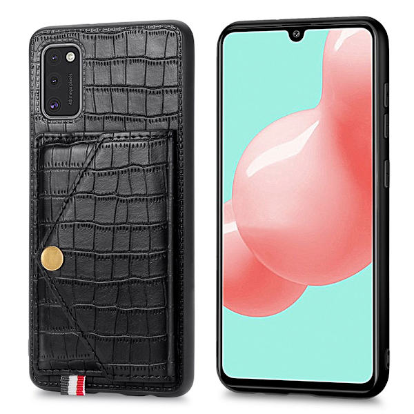 Skal med Kortfack - Samsung Galaxy A41 Brun