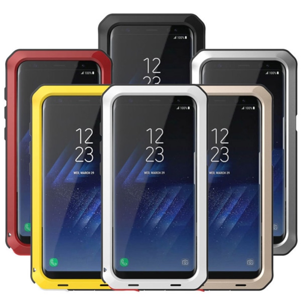 Samsung Galaxy S9 Plus - Army-deksel i aluminium (HEAVY DUTY) Röd