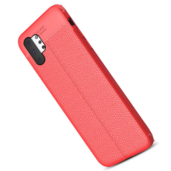 Effektivt silikondeksel - Samsung Galaxy Note10 Plus Röd