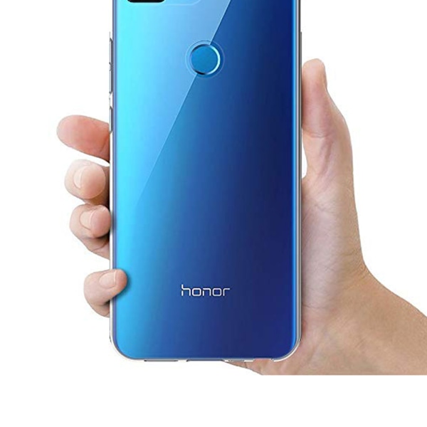 Gennemtænkt Silikone Cover - Huawei Honor 9 Lite Transparent/Genomskinlig