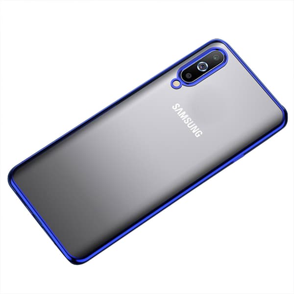 St�td�mpande Smidigt Silikonskal - Samsung Galaxy A50 Svart
