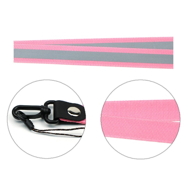 Praktiskt & Stilrent REFLEX-Nyckelband Rosa L
