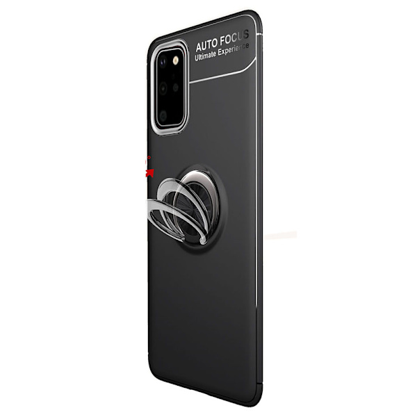 Samsung Galaxy S20 Plus - Robust Skal med Ringhållare Blå