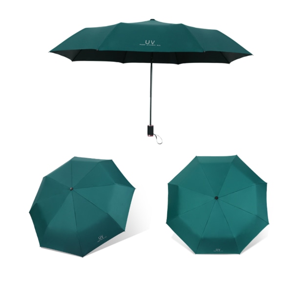 Paraply/parasoll med UV-beskyttelse Mörkgrön