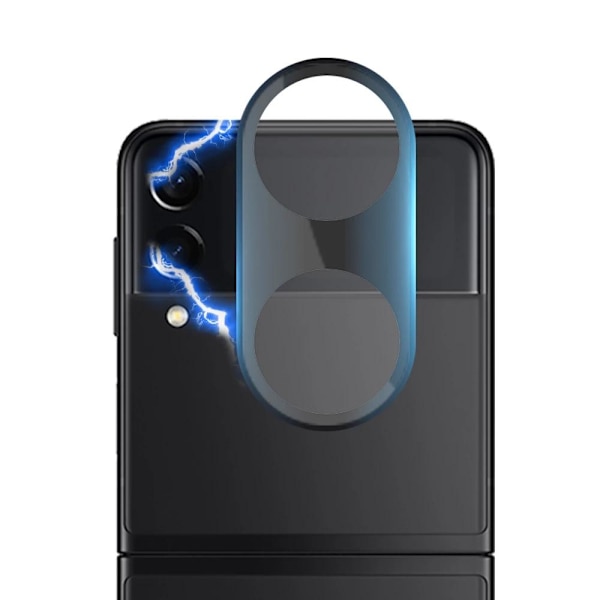 4-in-1 Skärmskydd 2.5D Kameralinsskydd Galaxy Z Flip 3 Transparent