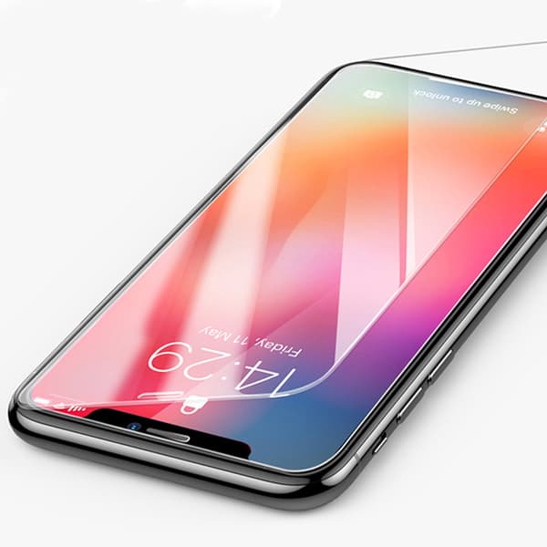 Full Clear 2-PACK Skärmskydd 2.5D 9H 0,3mm iPhone XR Transparent