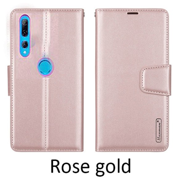 Genomtänkt HANMAN Plånboksfodral - Huawei P Smart Z Roséguld