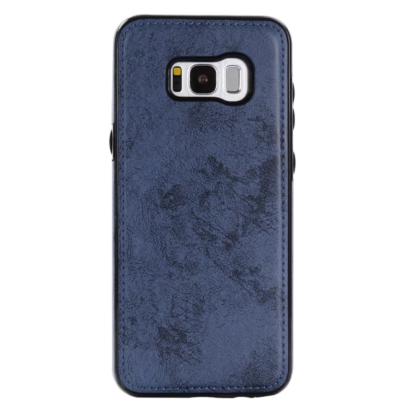 LEMAN Stilig lommebokdeksel - Samsung Galaxy S8 Ljusblå