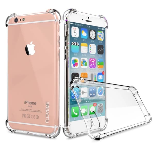 iPhone 7 - Stilrent Exklusivt Praktiskt Silikonskal Drop-proof Guld