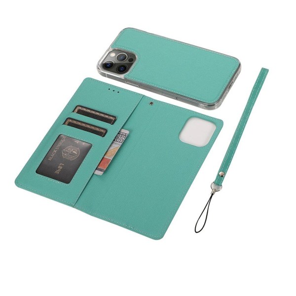 Professionelt stilfuldt Floveme Wallet Cover - iPhone 12 Pro Grön