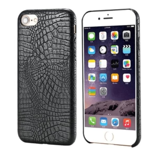 Luxury Crocodile Skal FLOVEME iPhone 8 Plus Brun