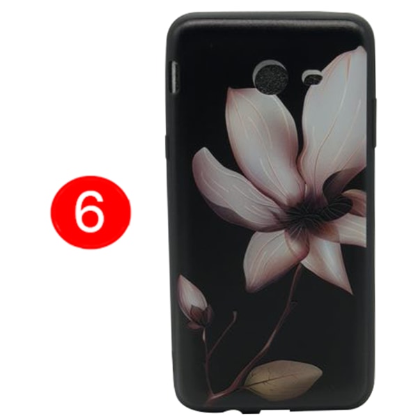Samsung Galaxy J3 2017 - Beskyttende blomsterveske 6