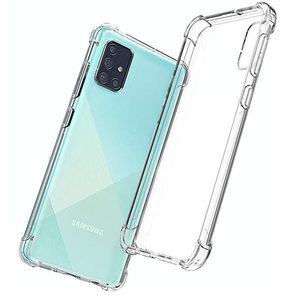 Samsung Galaxy A71 - Silikonskal FLOVEME Transparent