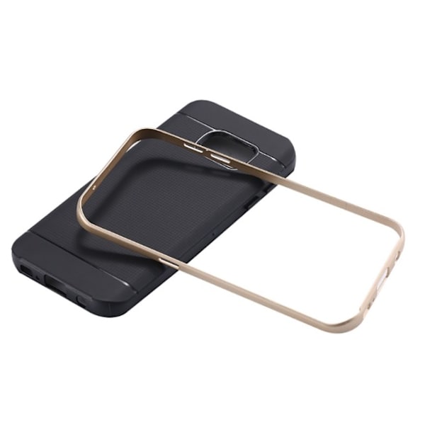 NANO-HYBRID Shockproof skal till Samsung Galazy S7 Edge ORGINAL Silver/Grå
