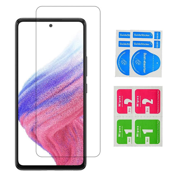 3-PACK Samsung Galaxy A53 Skärmskydd + Kameralinsskydd HD 0,3mm Transparent