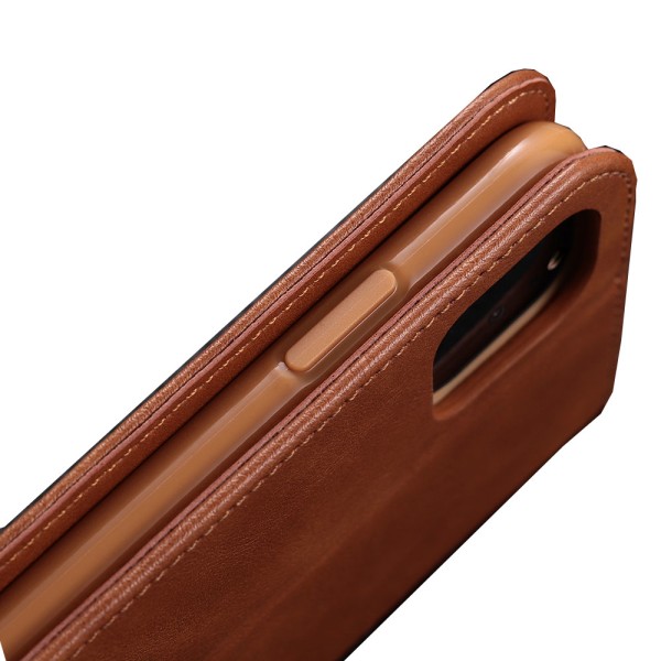 iPhone 11 Pro Max - Gjennomtenkt slitesterk lommebokdeksel Brun