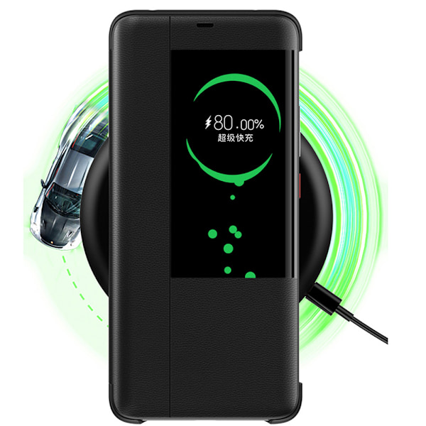 SMART-VIEW Etui fra NKOBEE til Huawei Mate 20 PRO Svart