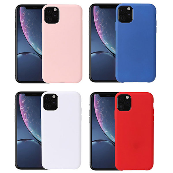 Stilfuldt holdbart silikonecover - iPhone 11 Pro Max Svart