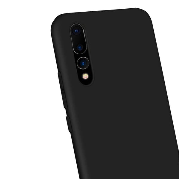Huawei P20 Pro - Stötdämpande Silikonskal Svart