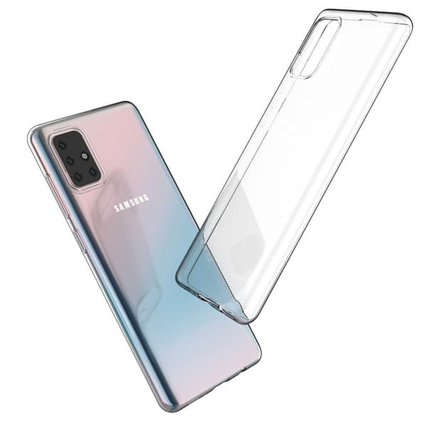 Samsung Galaxy A71 - Silikonecover Transparent