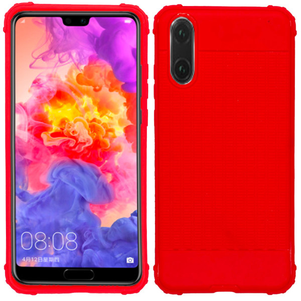 Huawei P20 - Beskyttelsesdeksel (LEMAN) Röd