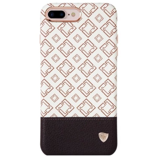 iPhone 7 PLUS - Klassiskt Exklusivt Skal från Nillkin (Läder) Ivory