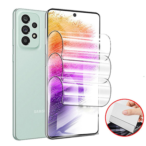 Galaxy A53 5G Sk�rmskydd Hydrogel 0,3mm Transparent