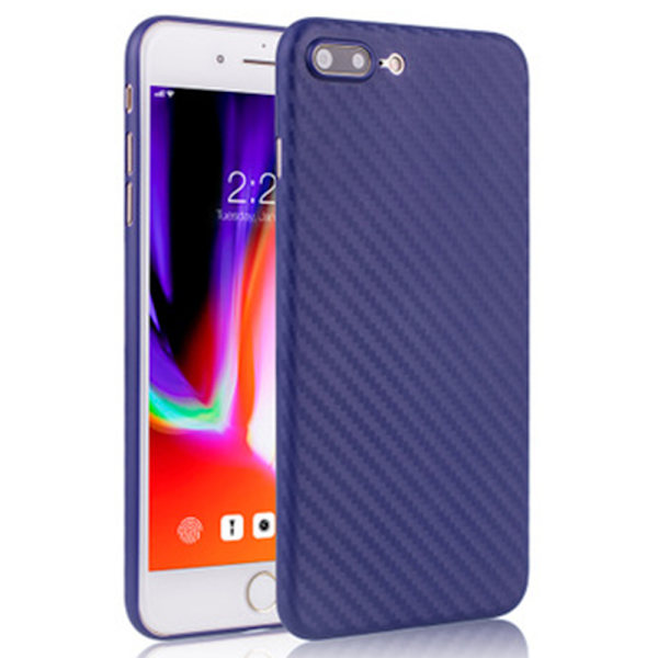 iPhone 8 Plus - Carbonmodell skal (LEMAN) Marinblå