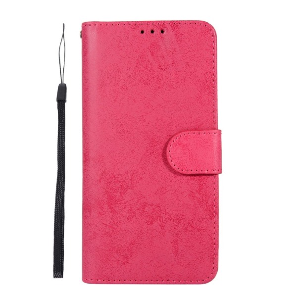 LEMAN Stilrent Plånboksfodral - Samsung Galaxy S9+ Rosa