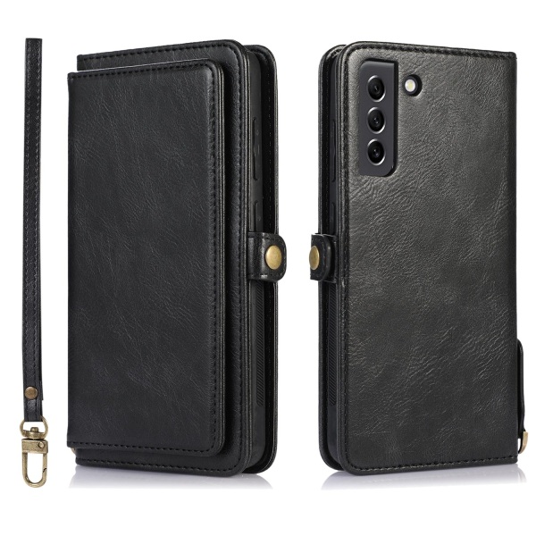 Elegant 2-i-1 lommebokveske i høykvalitets PU-skinn til Samsung G Brun