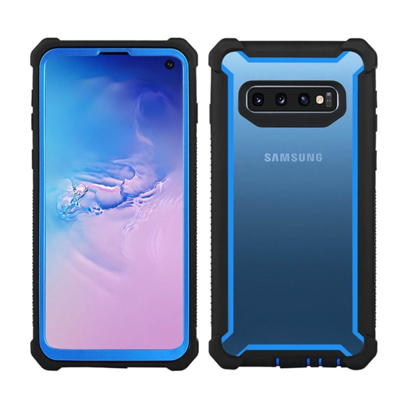 Praktiskt Robust Skyddsfodral - Samsung Galaxy S10 Grå