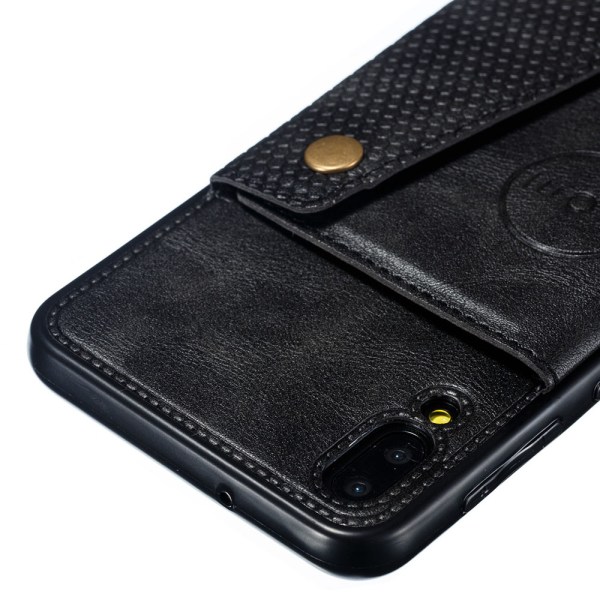 Samsung Galaxy A10 - Effektivt cover med kortholder Ljusbrun