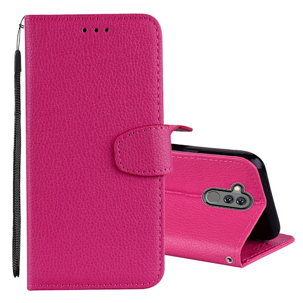 Huawei Mate 20 Lite - Kraftfullt Smart Plånboksfodral Rosa