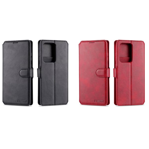 Glat (Azns) pung etui - Samsung Galaxy A71 Brun