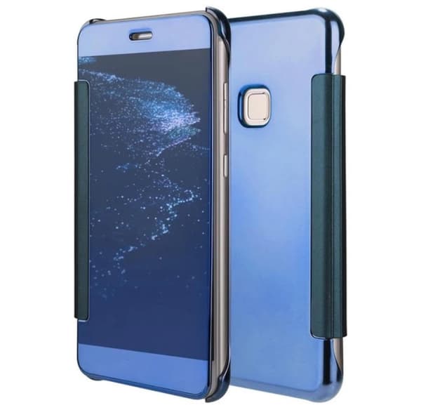 FLOVEMES Smarta Clear-View Fodral - Huawei P8 Lite Svart