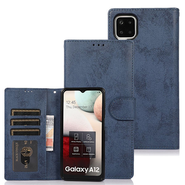 Smart Plånboksfodral (2 in 1) LEMAN - Samsung Galaxy A42 Svart