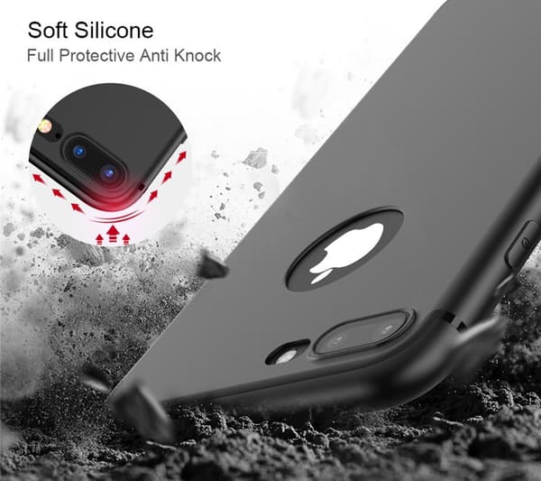 iPhone 6/6S - Stilrent Matt Silikonskal från NKOBEE Transparent