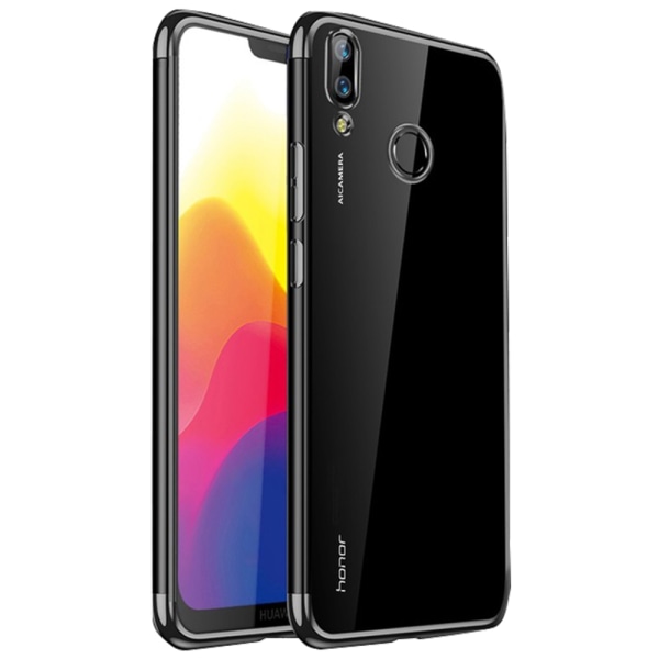 Huawei P Smart 2019 - Elegant Floveme Silikonskal Svart