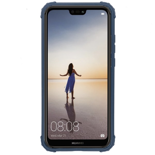 Huawei P20 Lite - Praktiskt Skyddande Skal (LEMAN) Röd