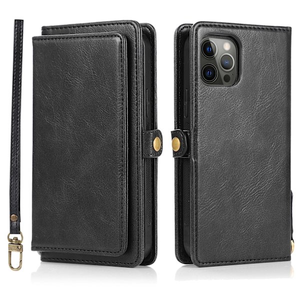 Praktiskt Plånboksfodral - iPhone 14 Pro Max Mörkblå