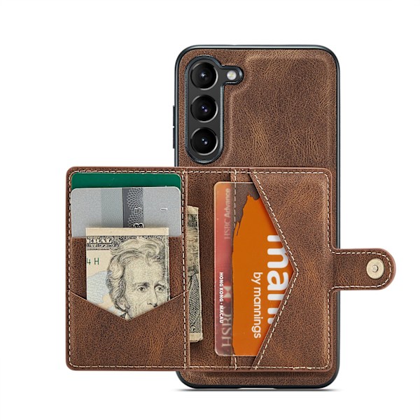Skal Kortfack - Samsung Galaxy S23 Plus Brun