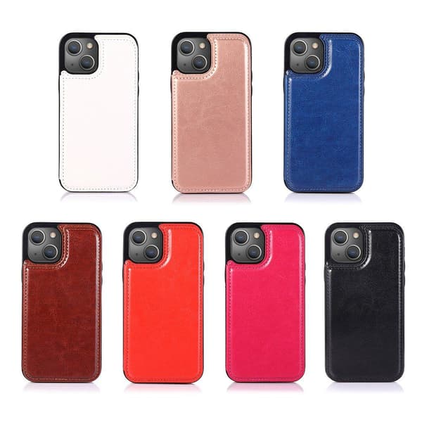 Gennemtænkt cover med kortrum - iPhone 13 Mini Svart