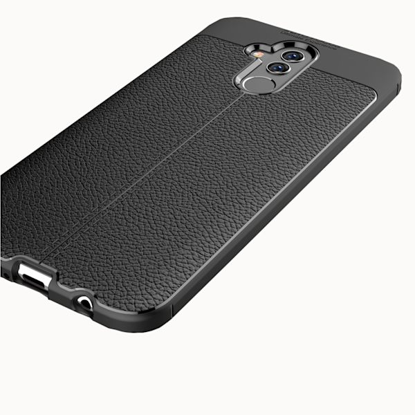 Stilsäkert Silikonskal Från Auto Focus - Huawei Mate 20 Lite Grå