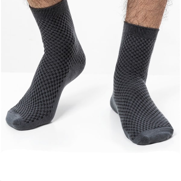 Bløde holdbare sokker (39-45 EUR) 1-par Blågrå