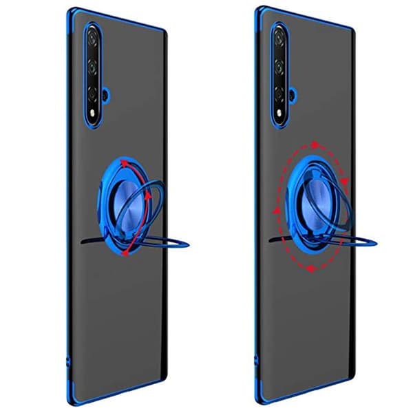 Huawei Nova 5T - Skal med Ringh�llare Röd