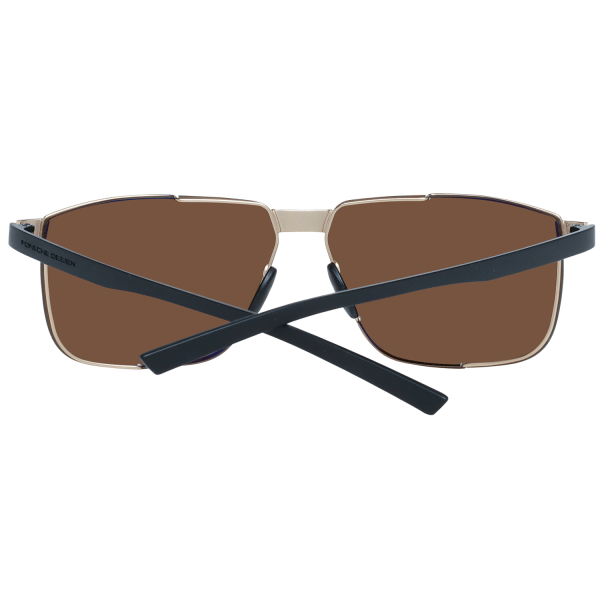 Porsche Design Herr Solglasögon P8680 B 61 Guld/Brun