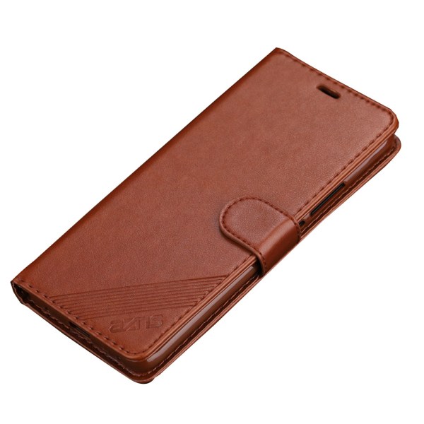 Huawei Mate 20 Pro - Elegant Smart Wallet Case (AZNS) Brun