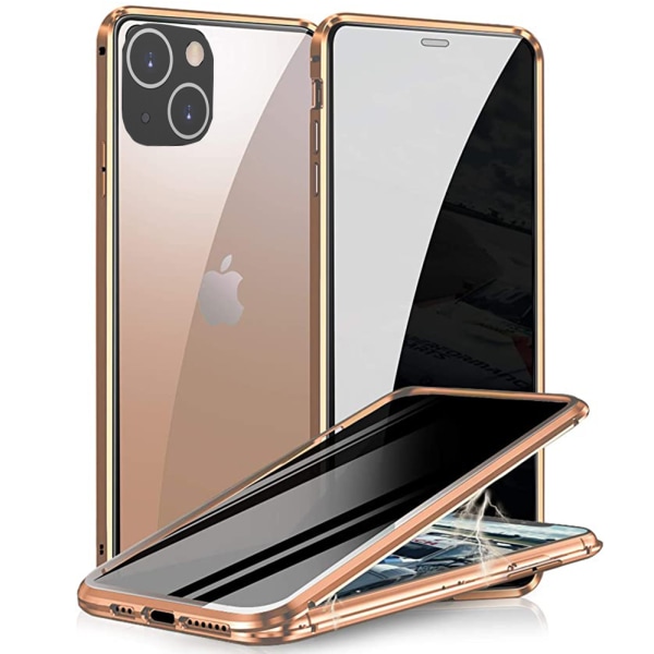 Stilfuld dobbeltskal magnetisk - iPhone 13 Guld