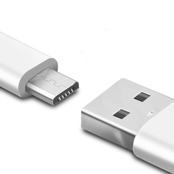 5-Pack 1 Meter Micro-USB Laddningskabel Vit