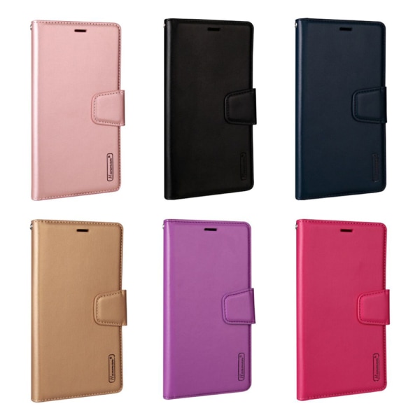 Effektivt lommebokdeksel HANMAN - Samsung Galaxy A51 Rosaröd